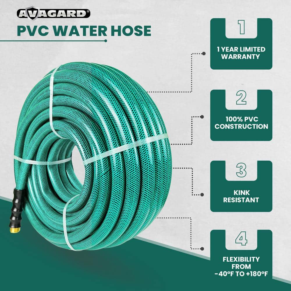 3/4 in. x 100 ft. Medium Duty Garden Hose - Hercitys