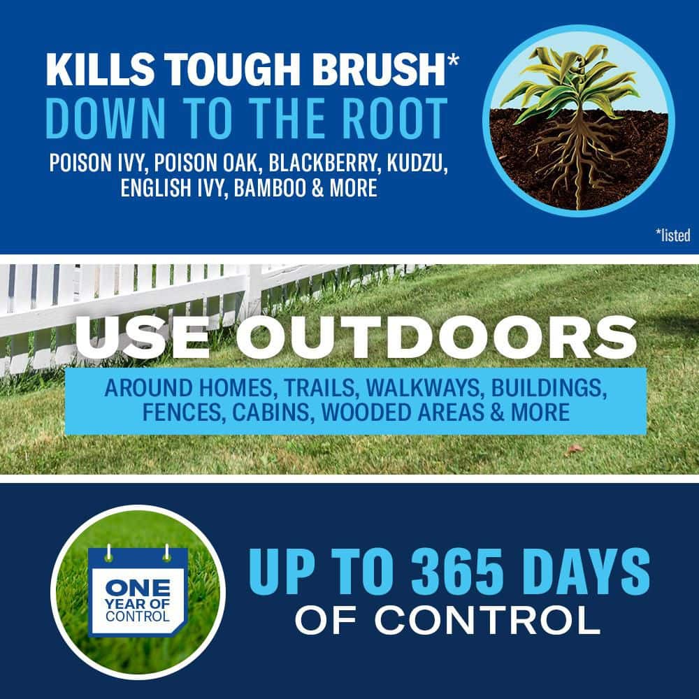 1 Gal. Ready to Use Extended Control Brush Killer - Hercitys