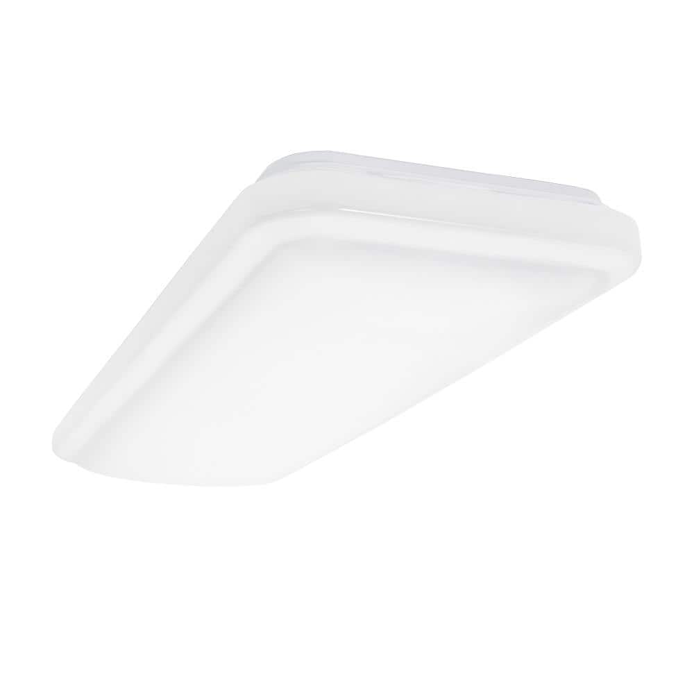 24 in. x 10 in. Classic White LED Flush Mount Closet Light 1600 Lumens 20-Watt Adjustable CCT Kitchen Light Dimmable - Hercitys