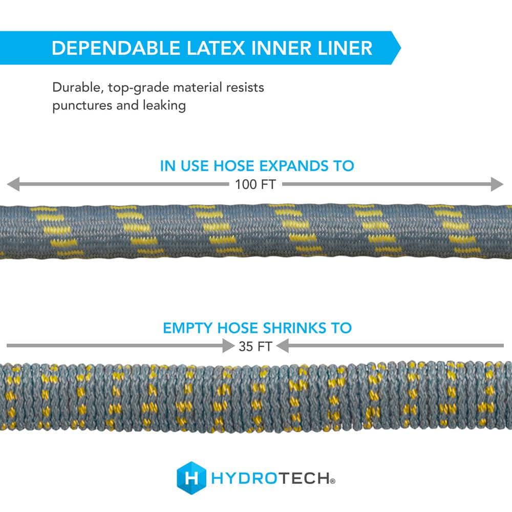 5/8 in. Dia x 100 ft. Expandable Garden Water Hose - Hercitys