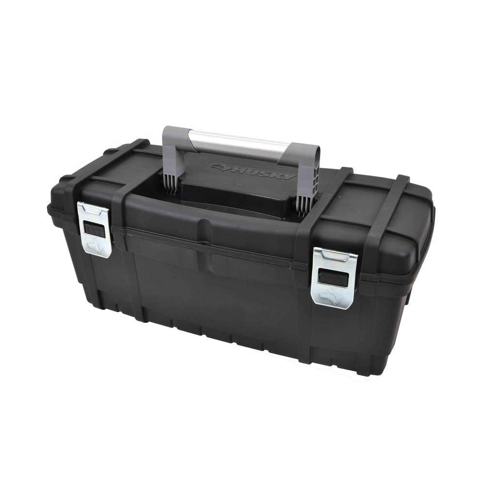 24 in. Hand Tool Box in Black - Hercitys