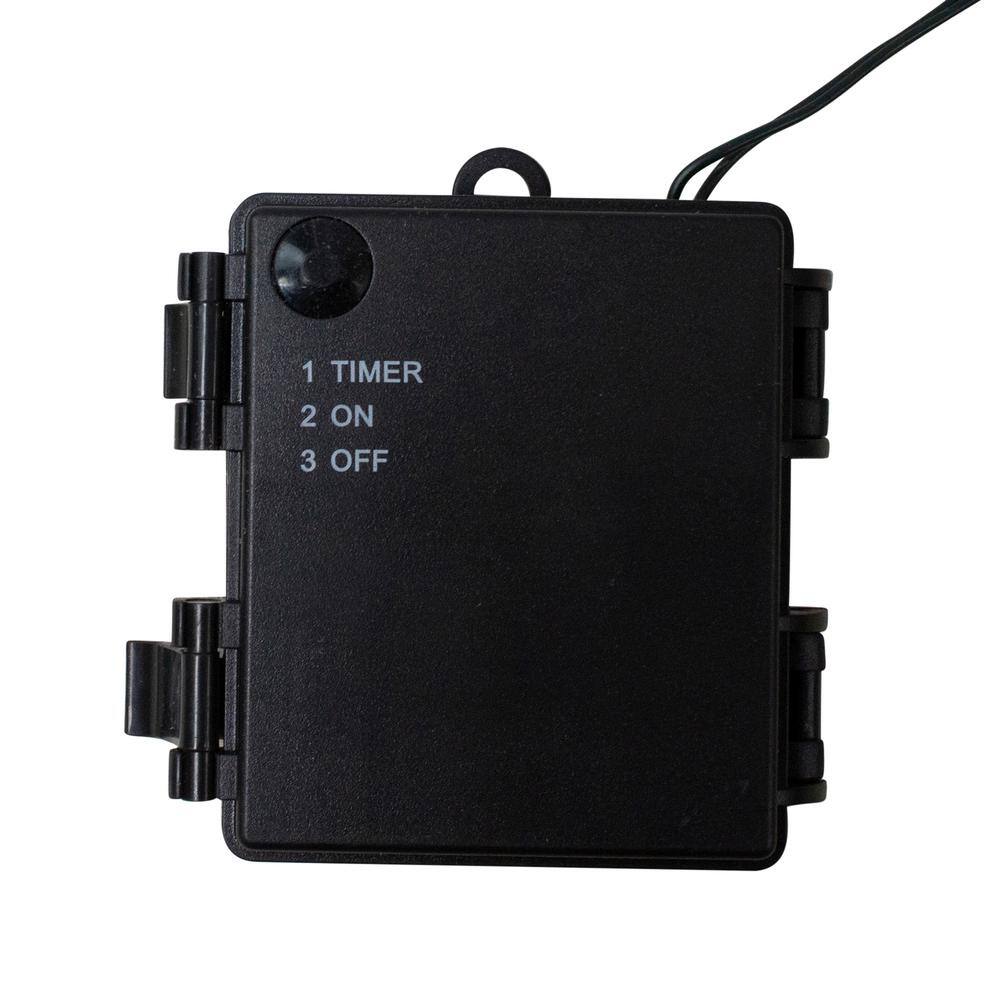 24 in. Pre-Lit LED Canadian Pine Artificial Christmas Wreath with Timer – Multi Lights - Hercitys