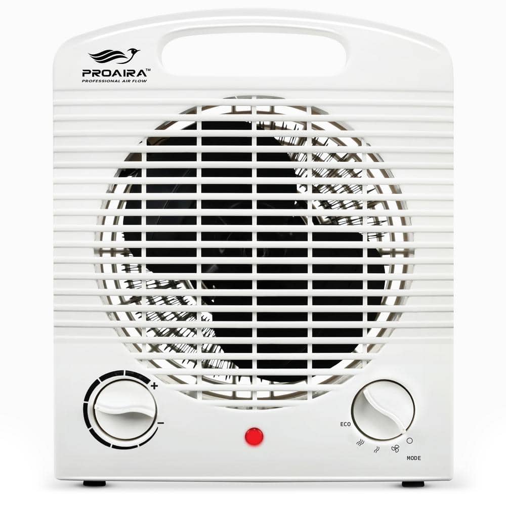 5120 BTU 750-Watt/1500-Watt Electric Convection Portable Heater with Tip-Over Safety Switch - Hercitys