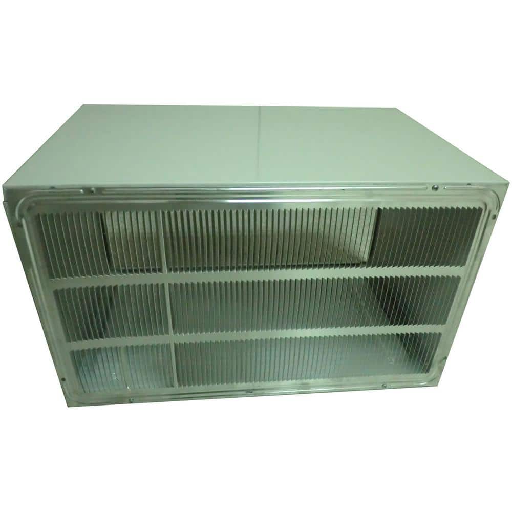 26 In. Wall Sleeve and Stamped Aluminum Rear Grille for Through-the-Wall Air Conditioners - Hercitys