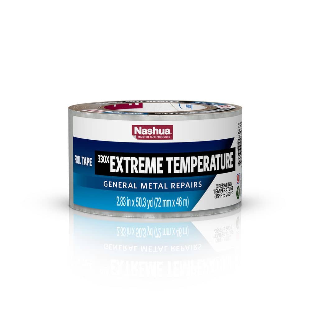 2.83 in. x 50 yd. 330X Extreme Weather HVAC Foil Duct Tape - Hercitys