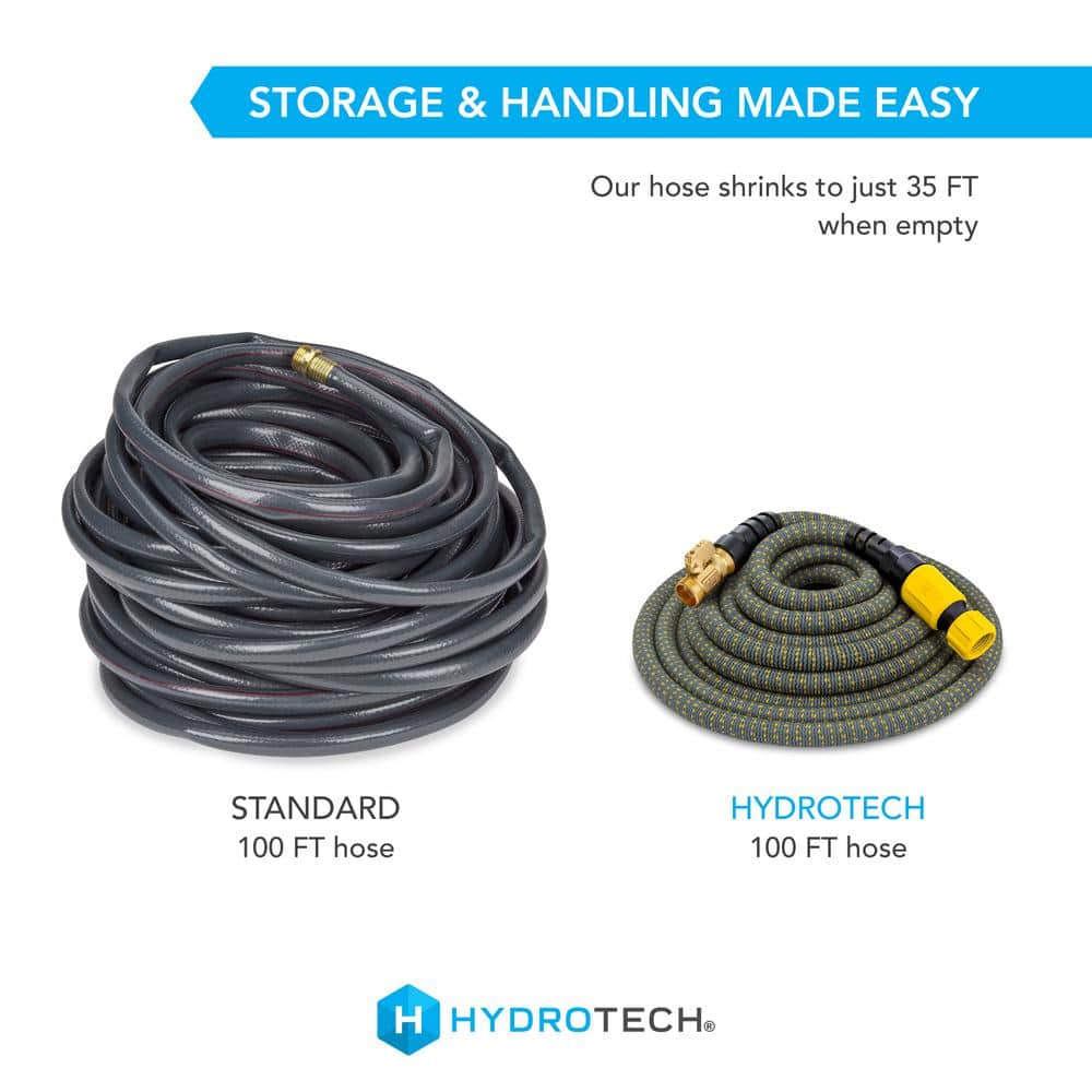 5/8 in. Dia x 100 ft. Expandable Garden Water Hose - Hercitys