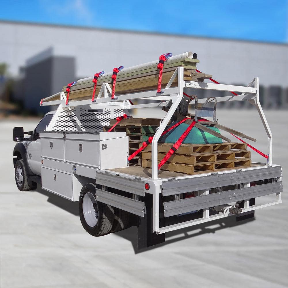 16 ft. x 2 ft. Ratchet Strap Kit with Hooks and Fasteners - Hercitys