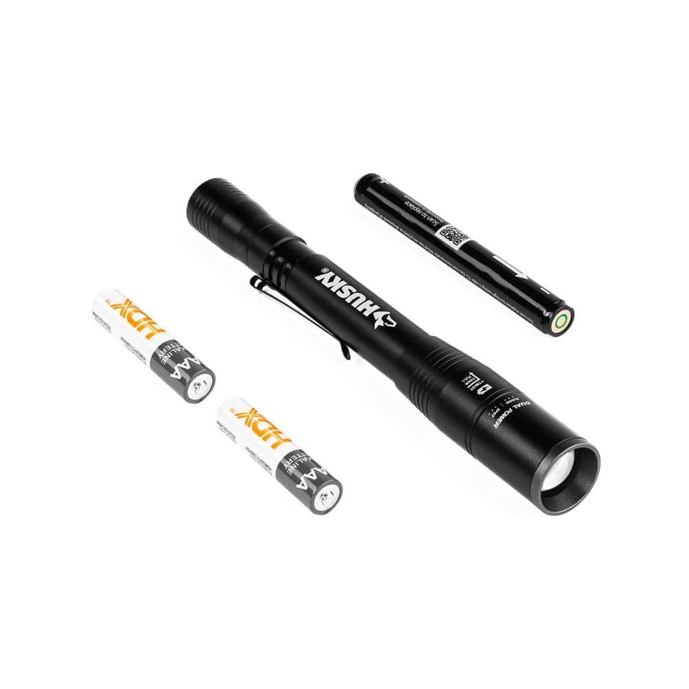 400-Lumens Dual Power LED with UV Focusing Penlight Flashlight - Hercitys