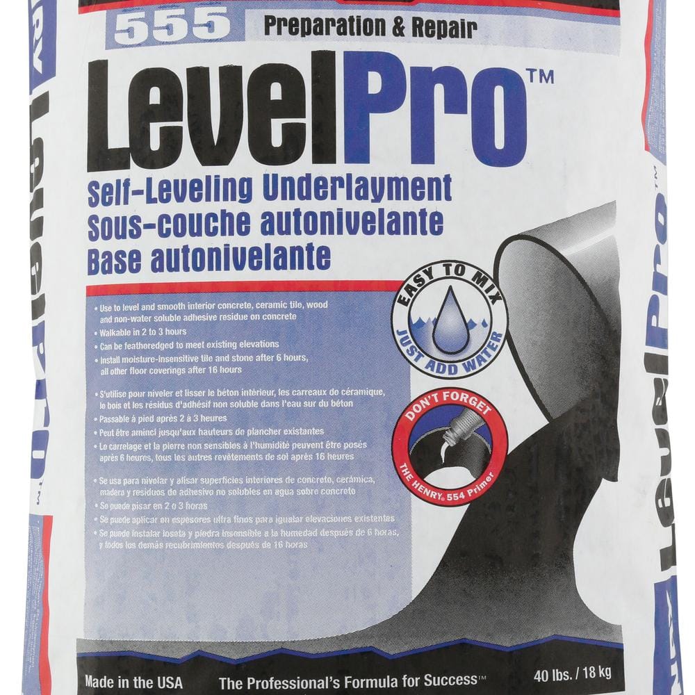 555 Level Pro 40 lb. Self-Leveling Underlayment - Hercitys