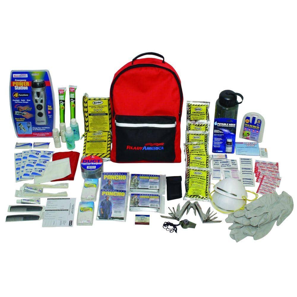 2-Person 3-Day Deluxe Emergency Kit with Backpack - Hercitys