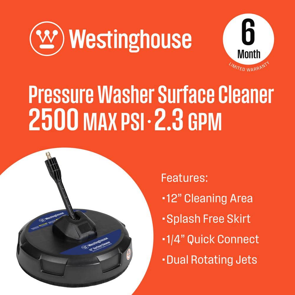 12 in. 2500 PSI Pressure Washer Surface Cleaner - Hercitys