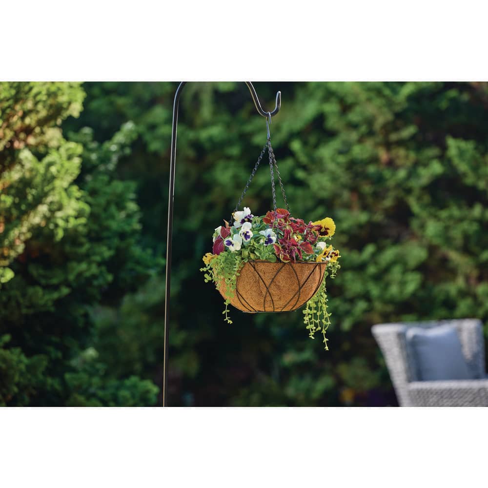 14 in. D x 5.9 in. H HydroSave Coconut Premium Hanging Planter Basket - Hercitys