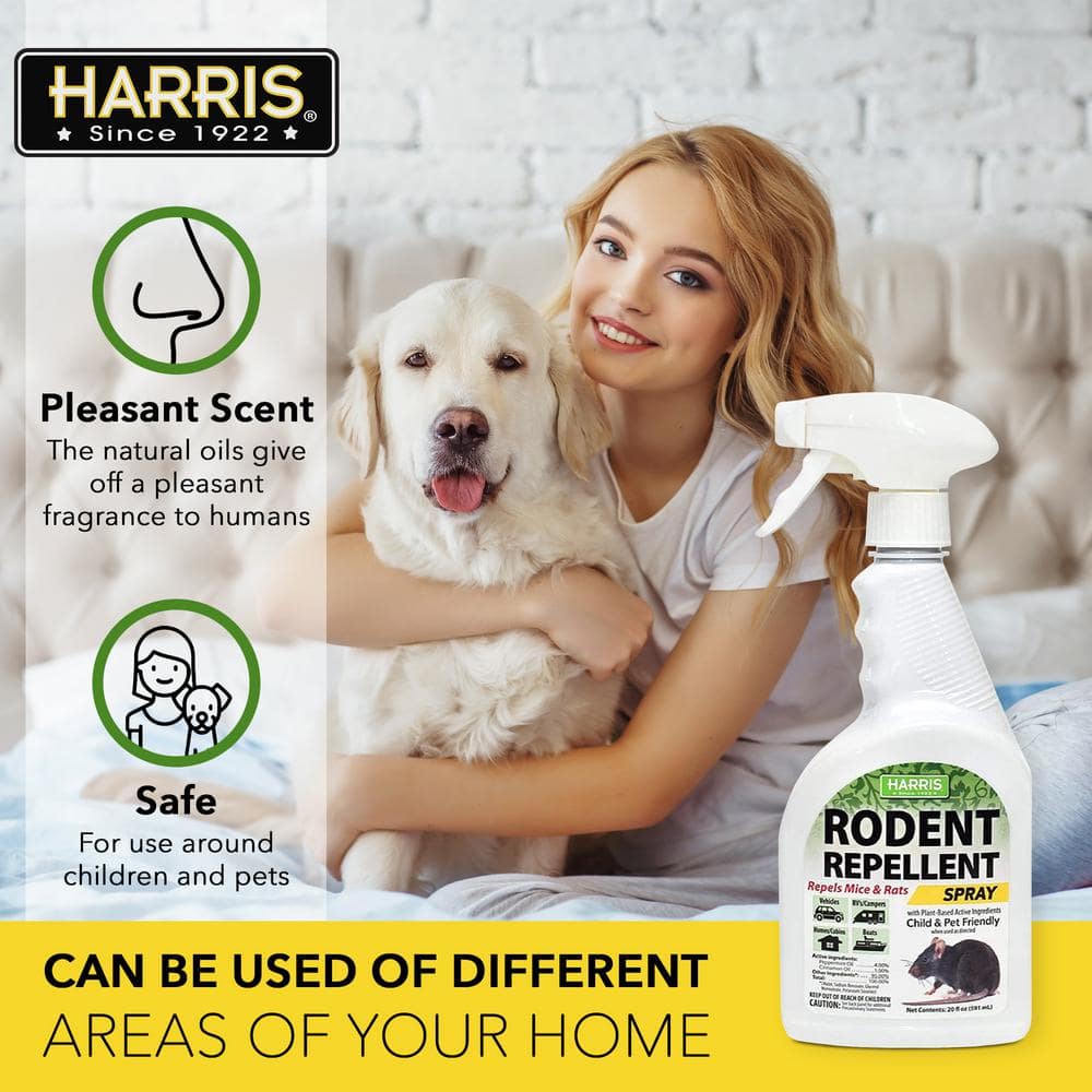 20 oz. Rodent Repellent Essential Oil Spray (2 Pack) - Hercitys