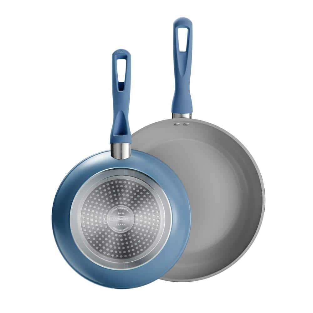 2-Piece Blue Aluminum Induction Frying Pan Set - Hercitys