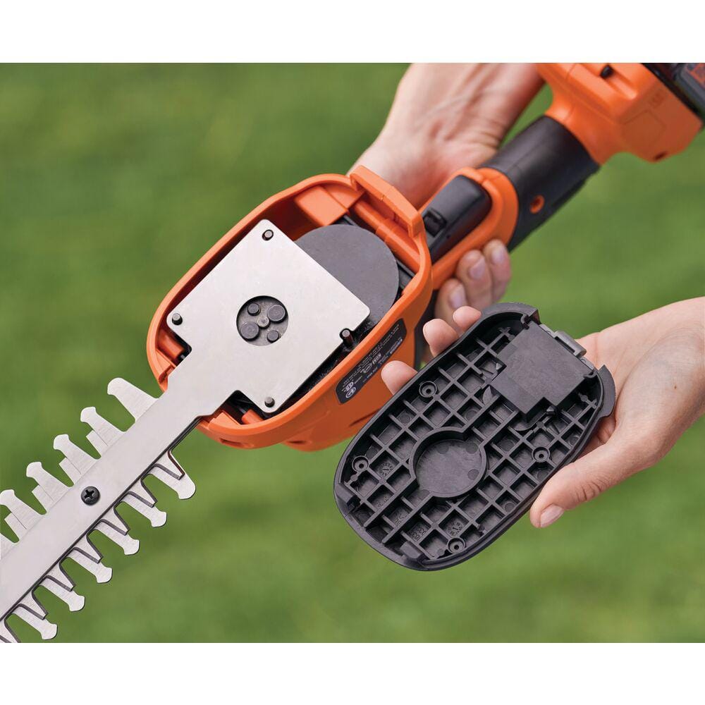 20V MAX 8 in. Hedge Trimmer with Interchangable 8 in. Shear Blade Kit with (1) 1.5 Ah Battery and Charger - Hercitys