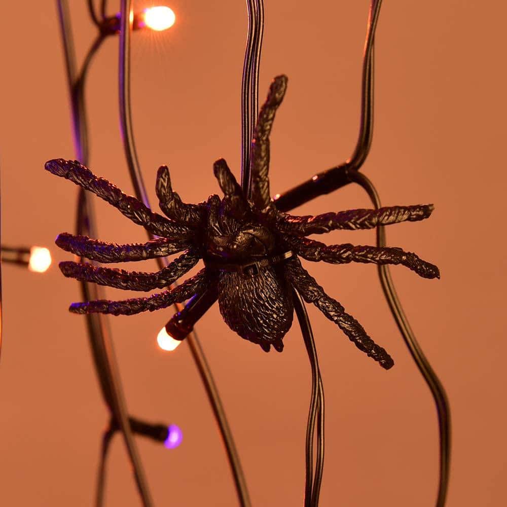 2 ft. Purple Pre-Lit LED Artificial Christmas Tree Halloween Willow Tree - Hercitys