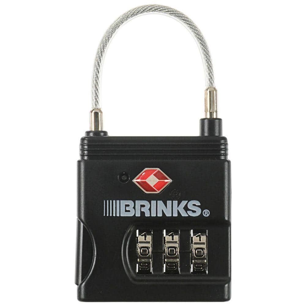25 mm Combination Padlock TSA Lock with Cable - Hercitys