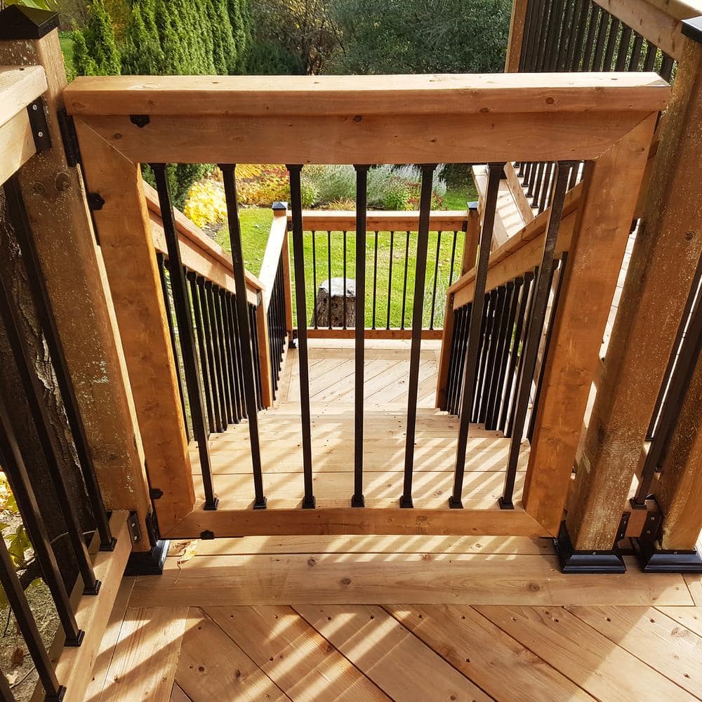 32 in. x 3/4 in. Galvanized Square Balusters (10-Pack) - Hercitys