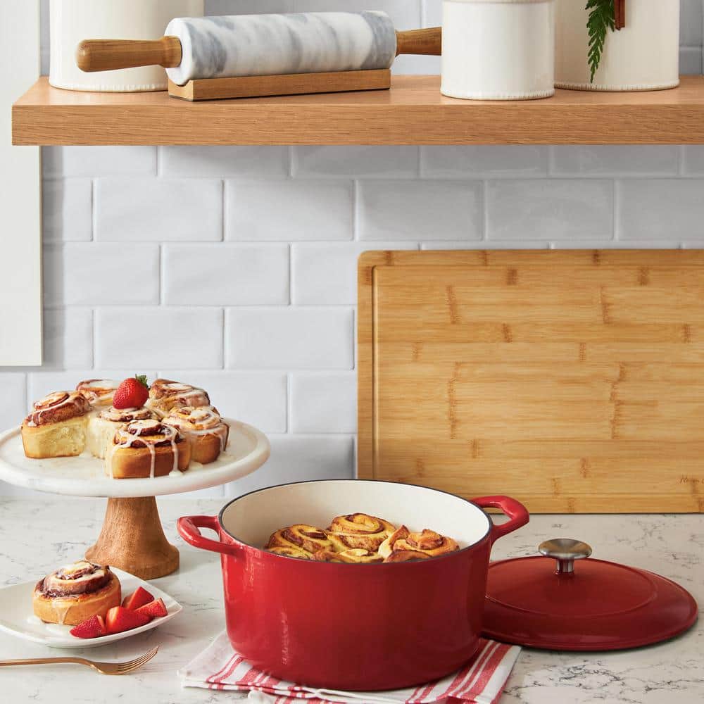 5 in. H 1-Tier Brown Serving Tray Cake Stand - Hercitys