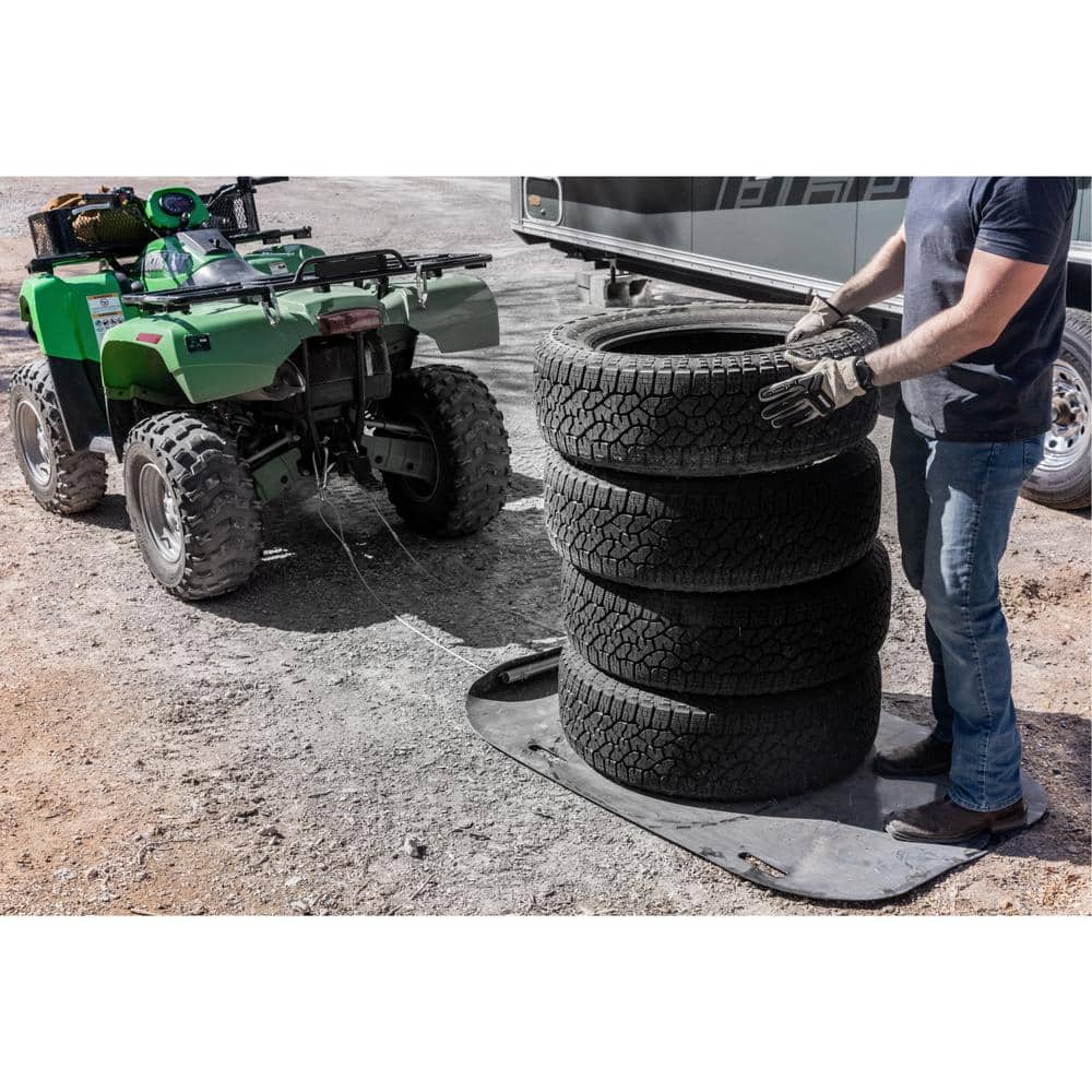 12 cu. ft. Heavy-Duty Material Sled Wheelless Plastic Garden Cart - Hercitys