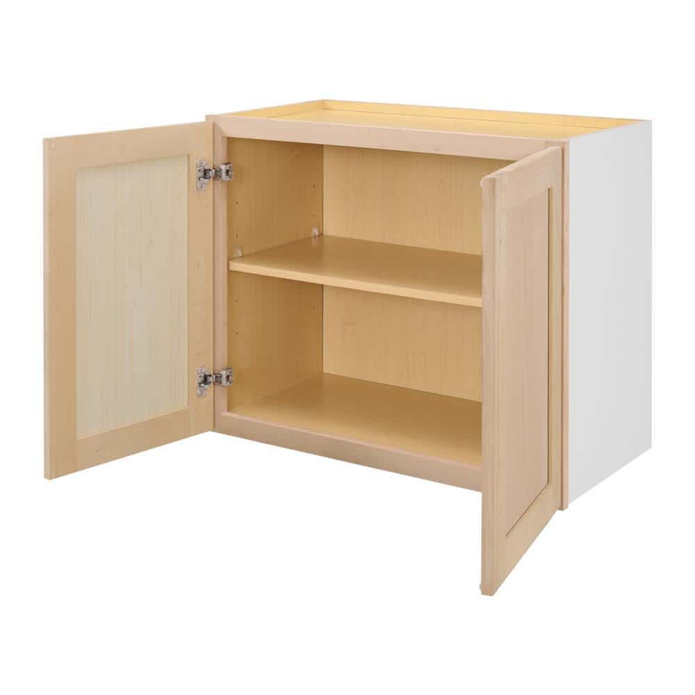30 in. W x 15 in. D x 24 in. H Ready to Assemble Wall Bridge Kitchen Cabinet in Unfinished with CLICKREADY Technology - Hercitys