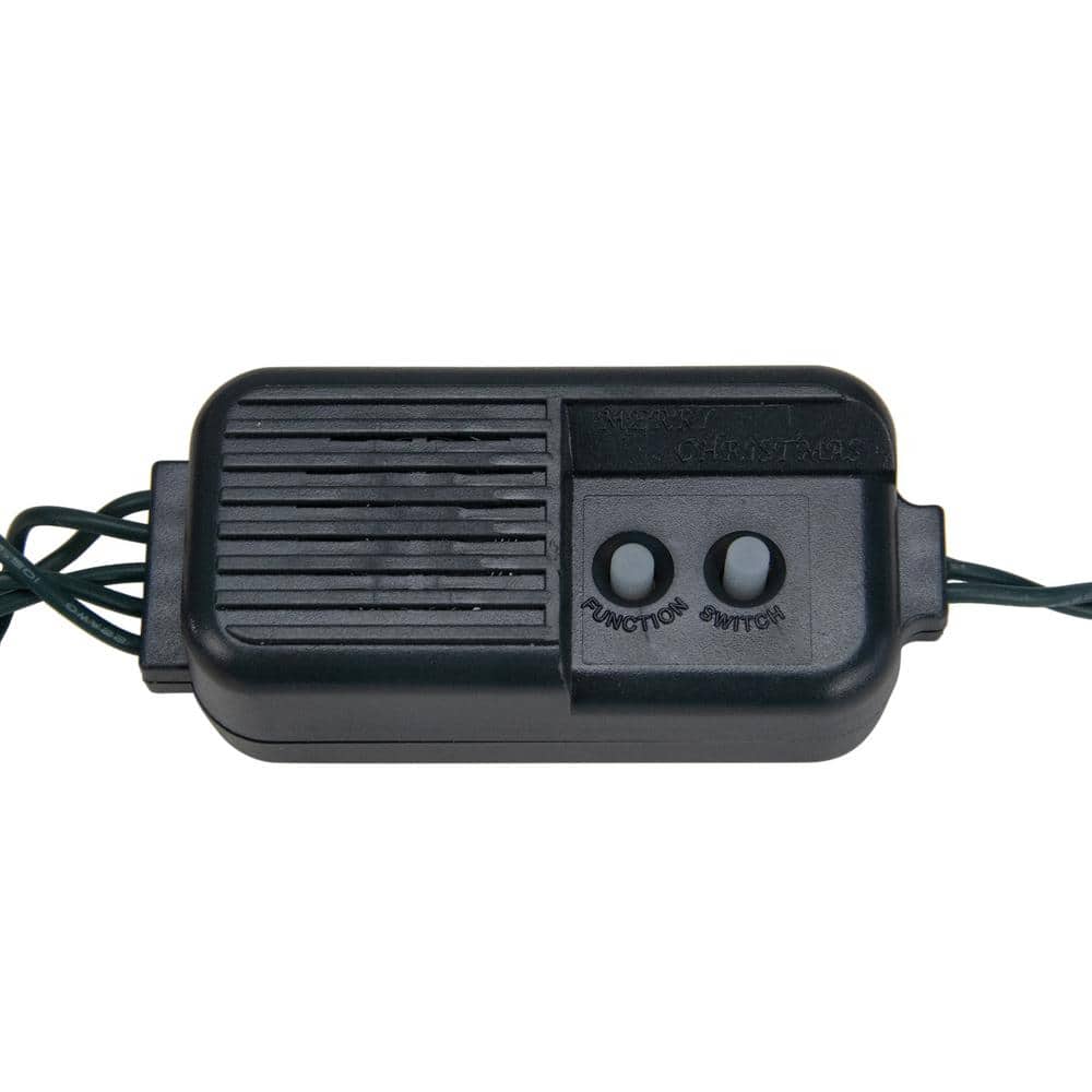 13 ft. Green Incandescent 40-Count Red Bells Lights with Musical Christmas Wire - Hercitys