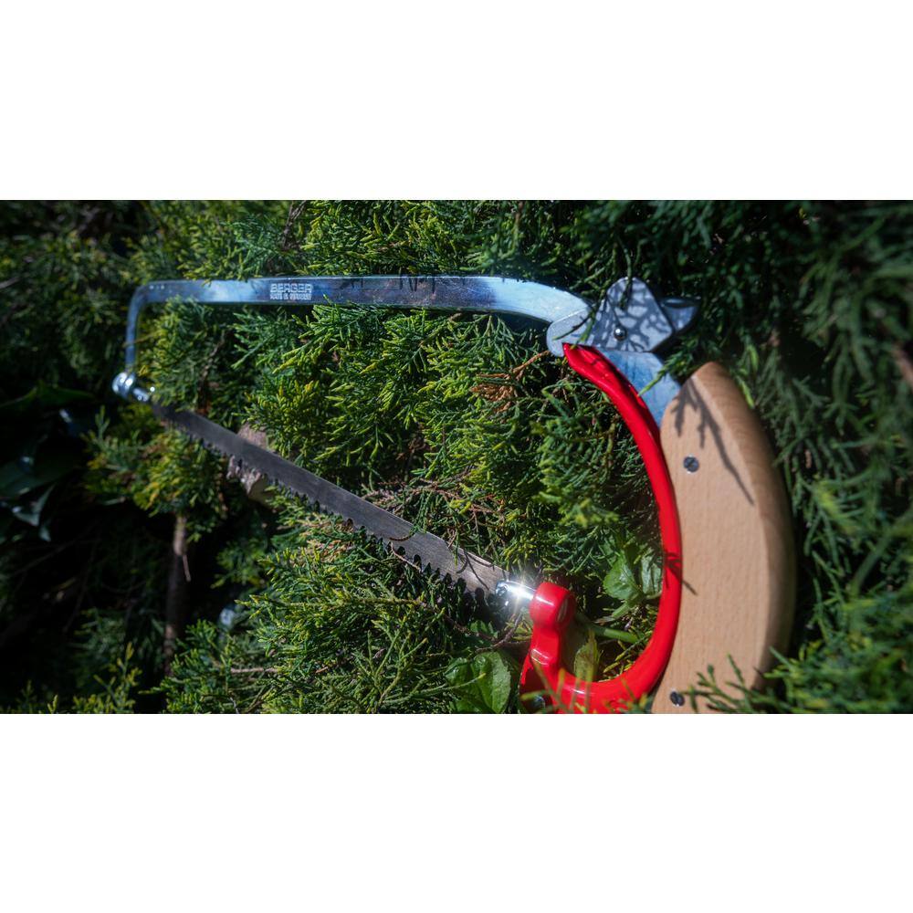 14 in. Bow Pruning Saw with Wood Handle, Saw Blade - Hercitys