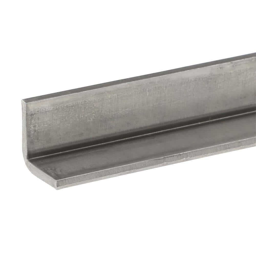 3/4 in. x 3 ft. – 1/8 in. Thick Plain Steel Angle - Hercitys