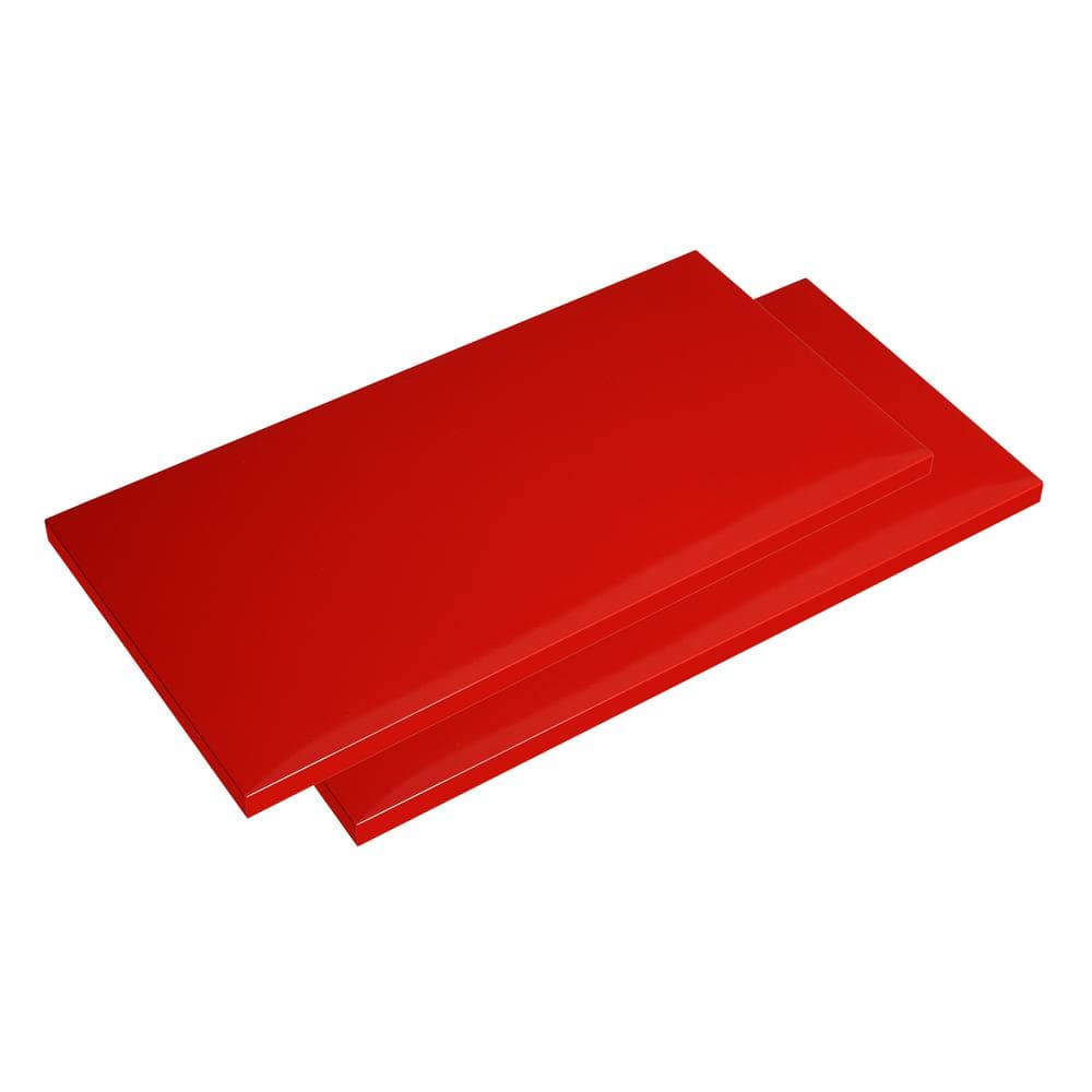2-Pack Steel Shelf Set in Red for RTA 30 in. Garage Cabinet - Hercitys