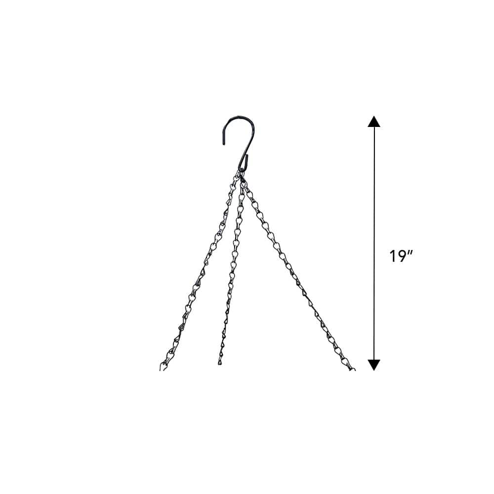 14 in. D x 5.9 in. H HydroSave Coconut Premium Hanging Planter Basket - Hercitys