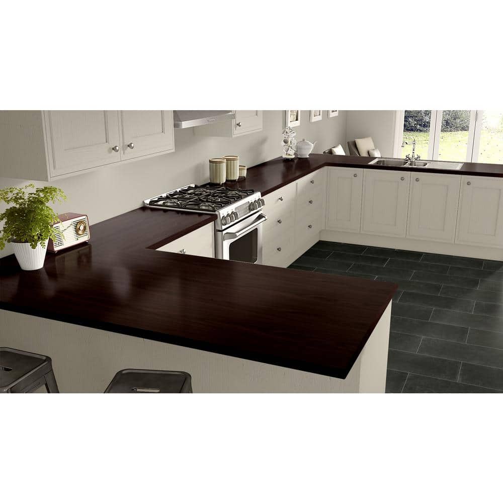 4 ft. x 8 ft. Laminate Sheet in Empire Mahogany with Premium Textured Gloss Finish - Hercitys