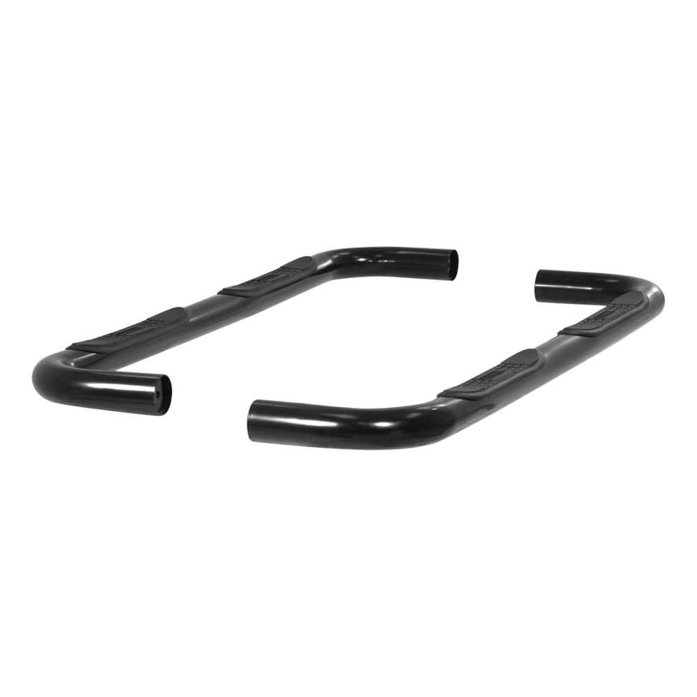 3-Inch Round Black Steel Nerf Bars, No-Drill, Select Toyota Tundra - Hercitys