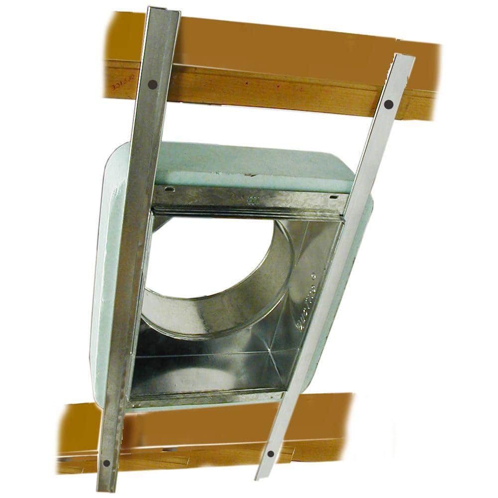 12 in. x 12 in. to 12 in. Pre-Sealed and Pre-Insulated R-6 Register Box - Hercitys