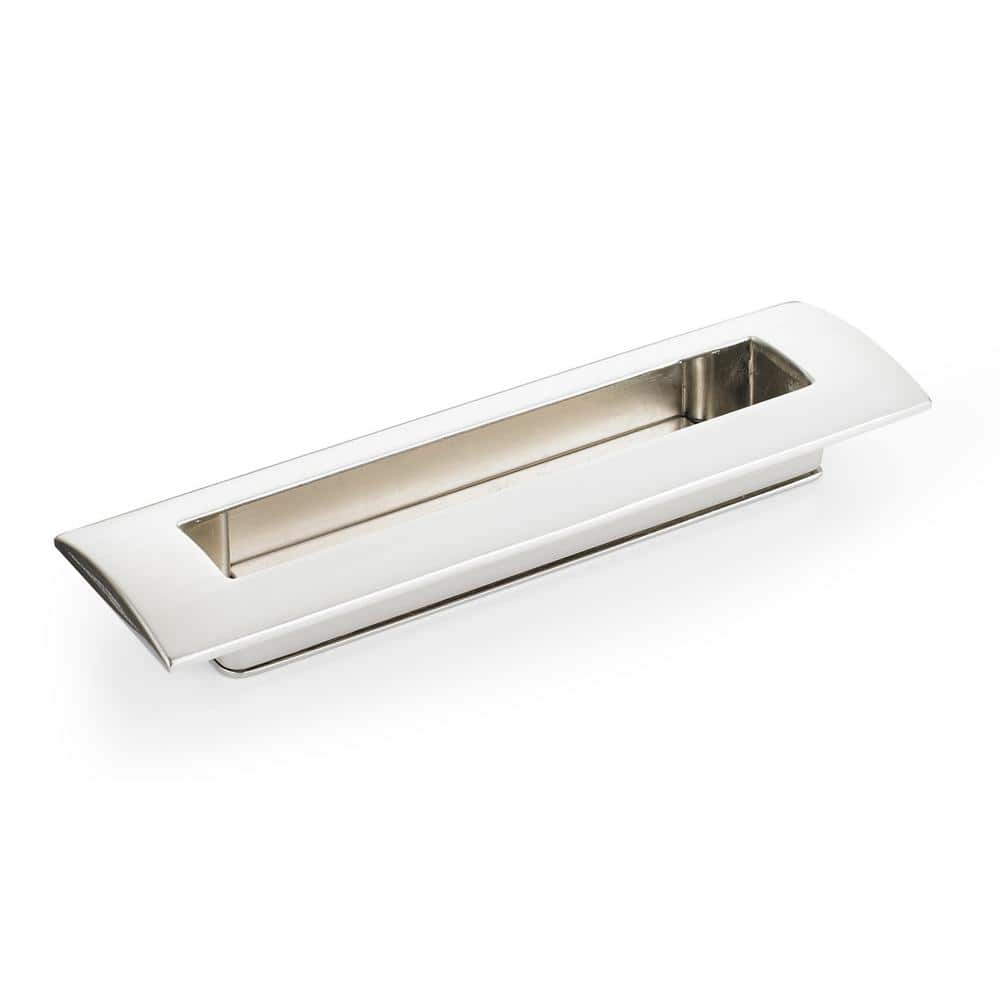 5-1/16 in. (128 mm) Modern Brushed Nickel Cabinet Recessed Pull - Hercitys