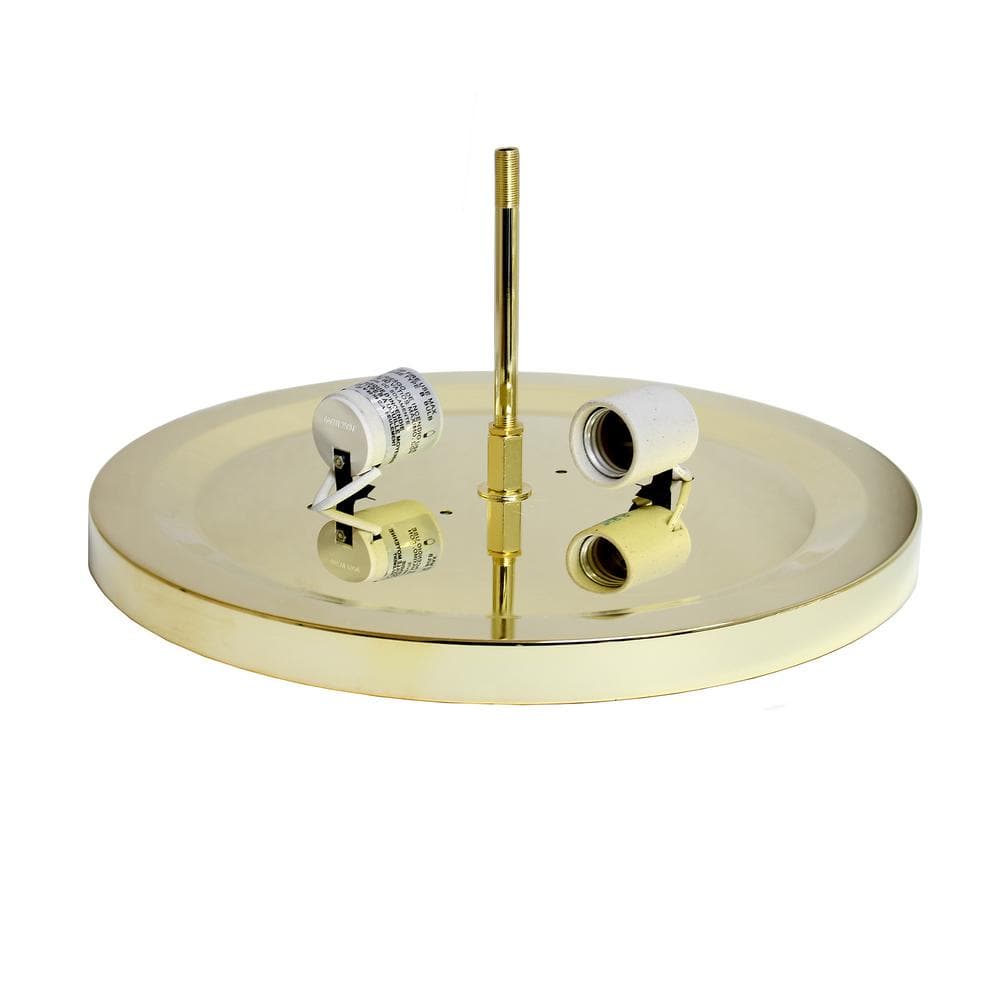 2-Light Elipse Gold Crystal Flush Mount Ceiling Light - Hercitys
