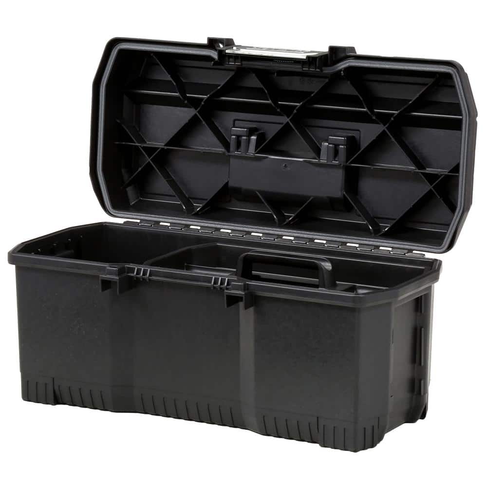 24 in. D Resin 1-Touch Hand Tool Box - Hercitys