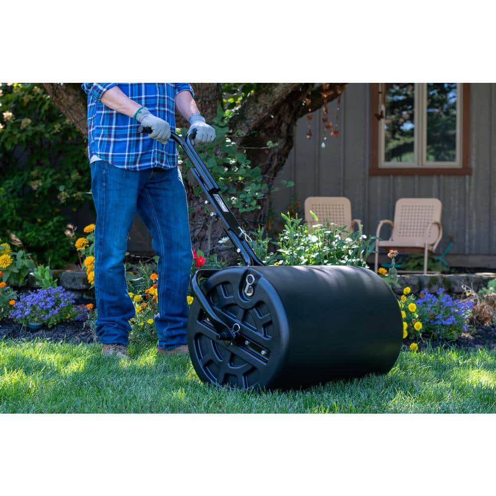 18 in. x 24 in. Poly Push/Tow Behind Lawn Roller - Hercitys