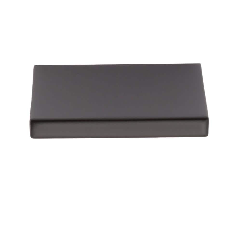 5-Pack Ethan 1-1/2 in. (38 mm) Center-to-Center Matte Black Edge Drawer Pull - Hercitys