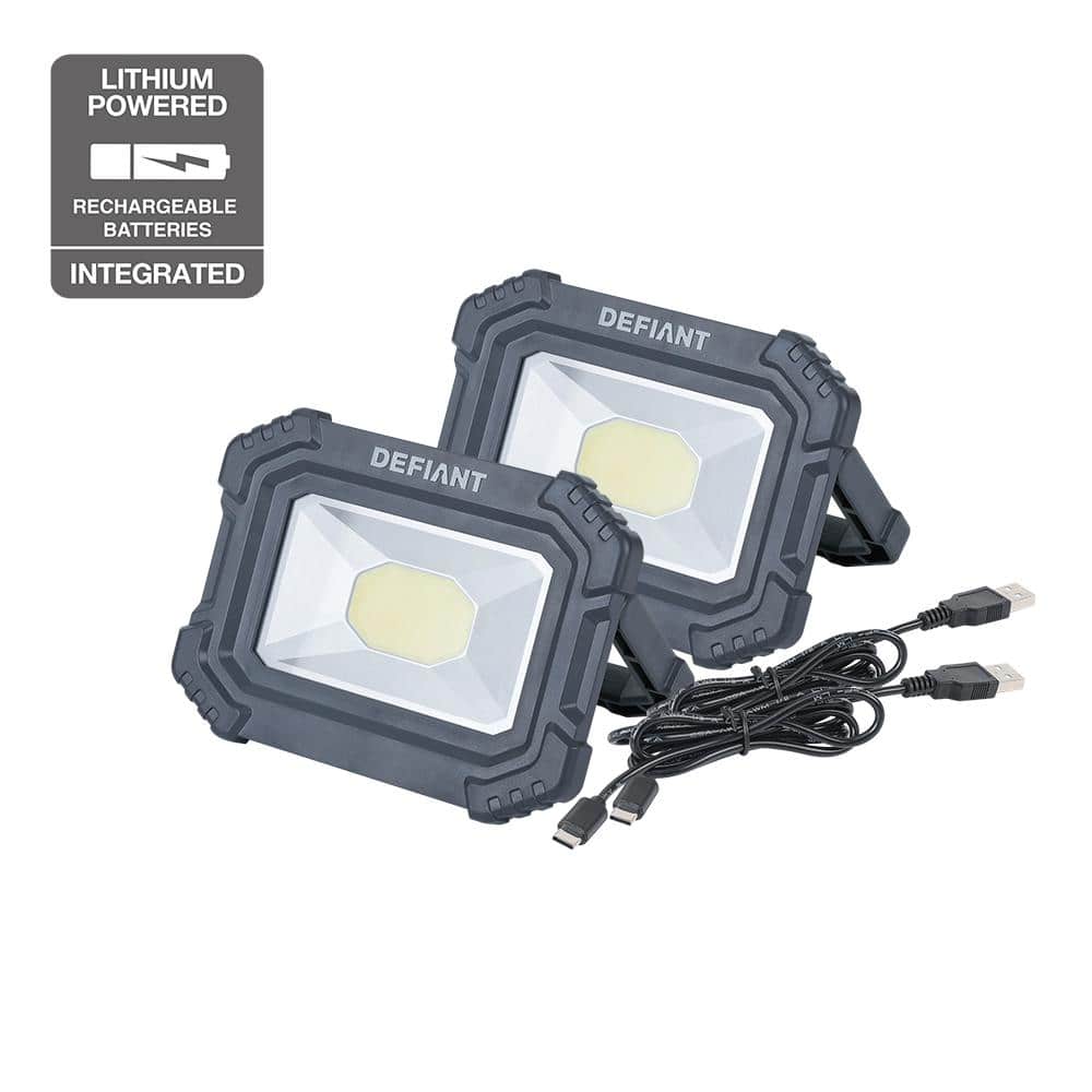 3000 Lumens Rechargeable Magnetic Utility Light With Power Bank (2-Pack ) - Hercitys