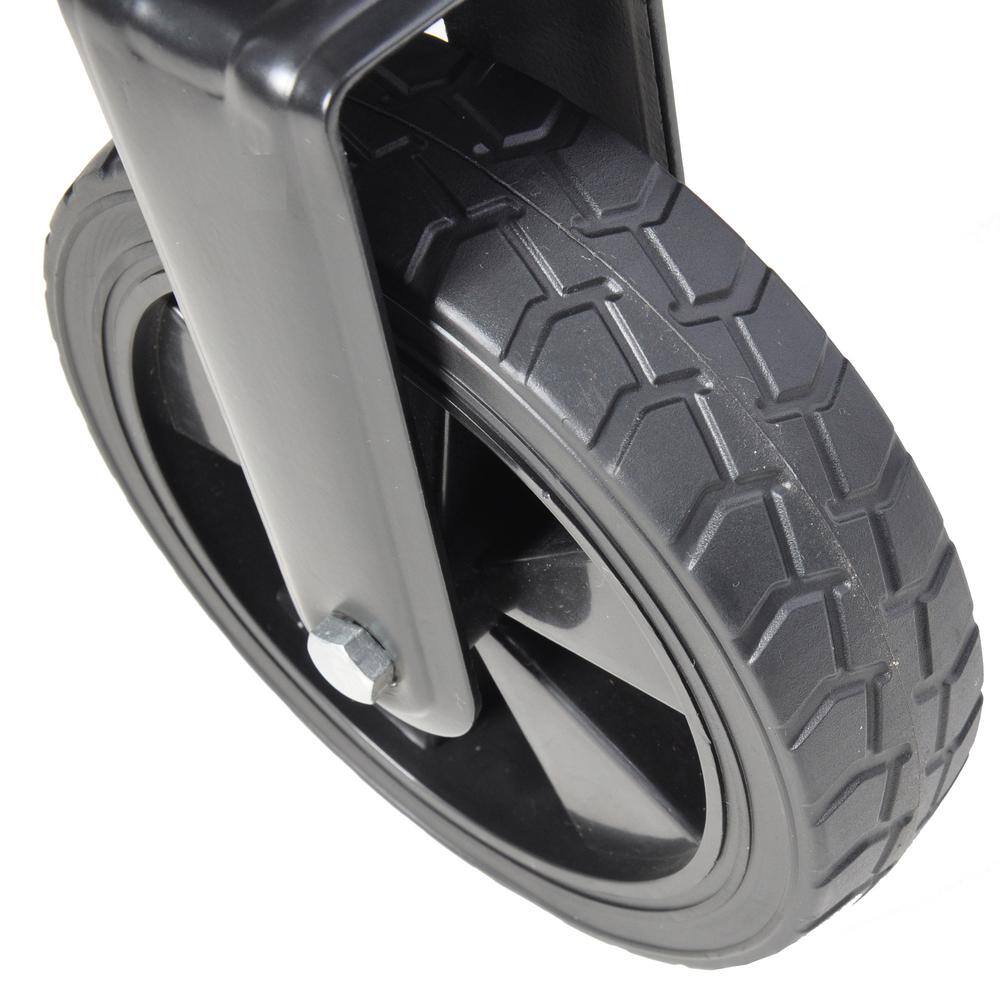 1.676 cu. ft. Fabric Garden Cart, Steel Frame, Black/Orange - Hercitys