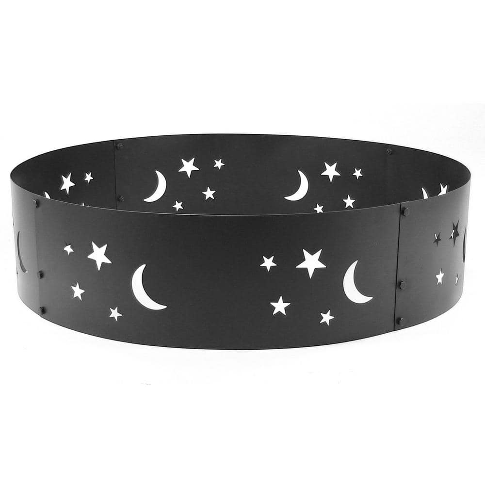 36 in. Round Steel Wood Burning Big Sky Fire Pit Kit - Hercitys