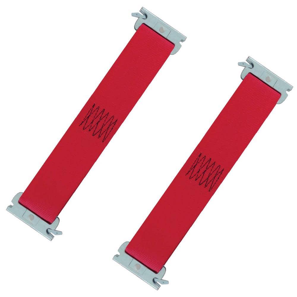 1 ft. x 2 in. Multi-Use Logistic E-Strap in Red (2-Pack) - Hercitys