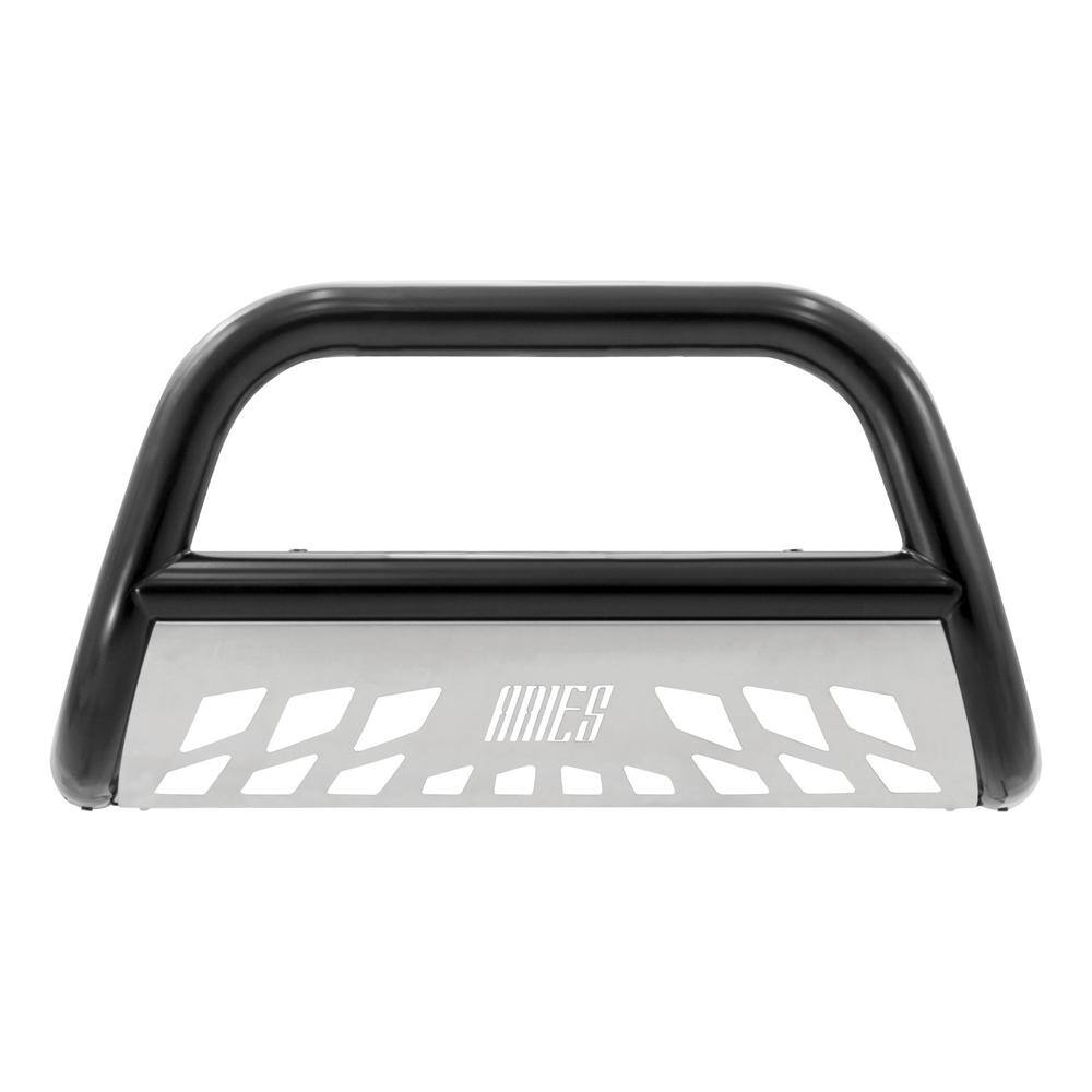 3-Inch Black Steel Bull Bar, No-Drill, Select Honda Pilot, Ridgeline - Hercitys