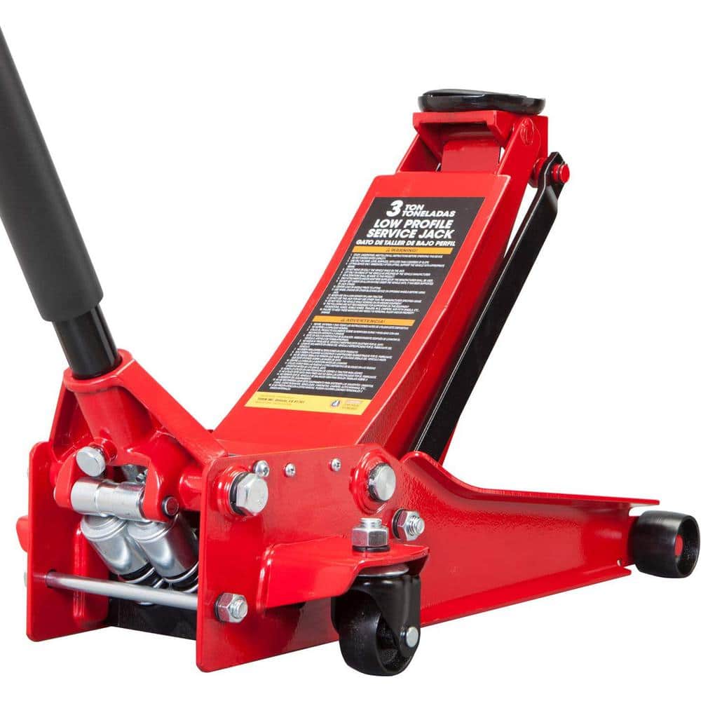 3-Ton Low-Profile Floor Jack with Dual Piston Speedy Lift - Hercitys