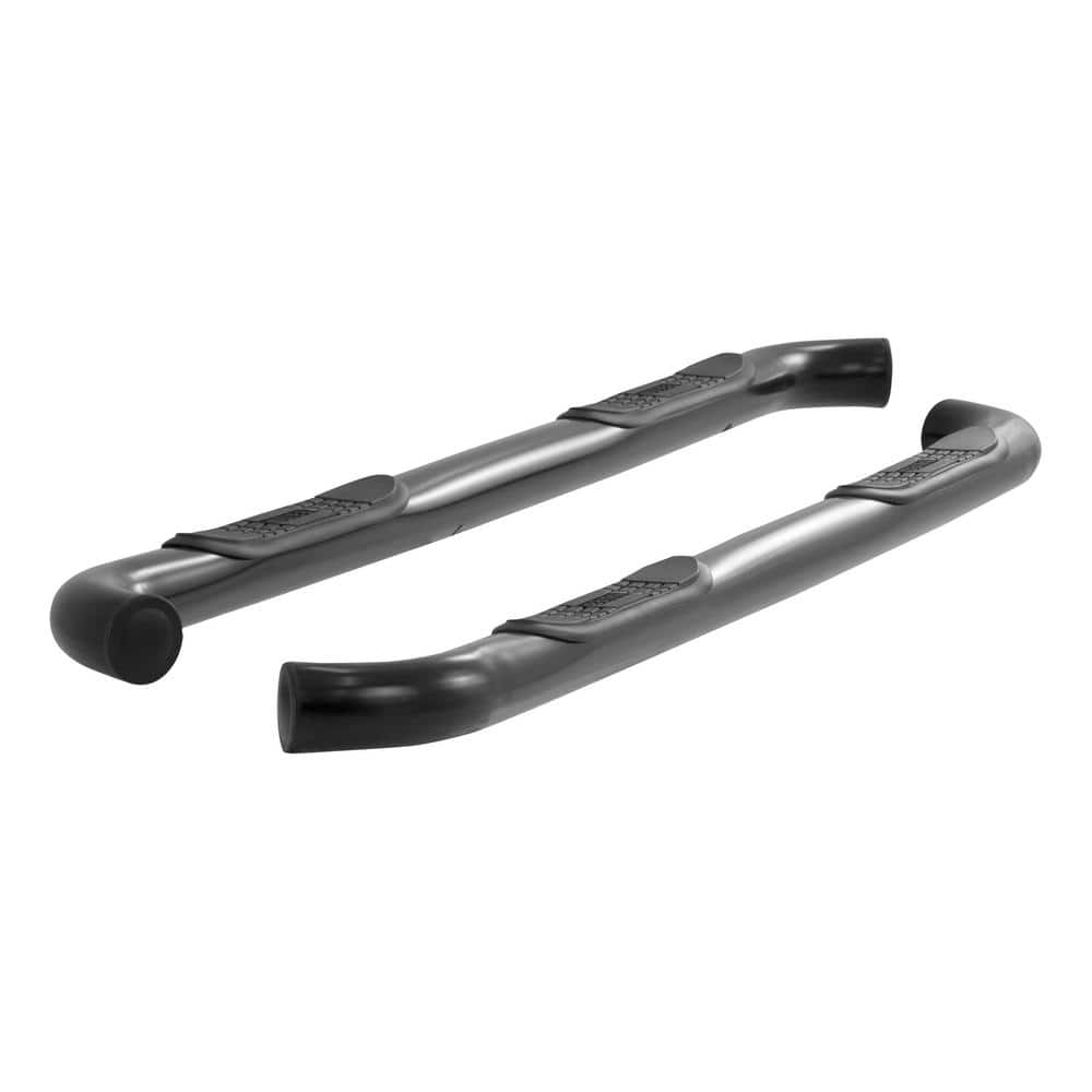 3-Inch Round Black Steel Nerf Bars, No-Drill, Select Honda Ridgeline - Hercitys