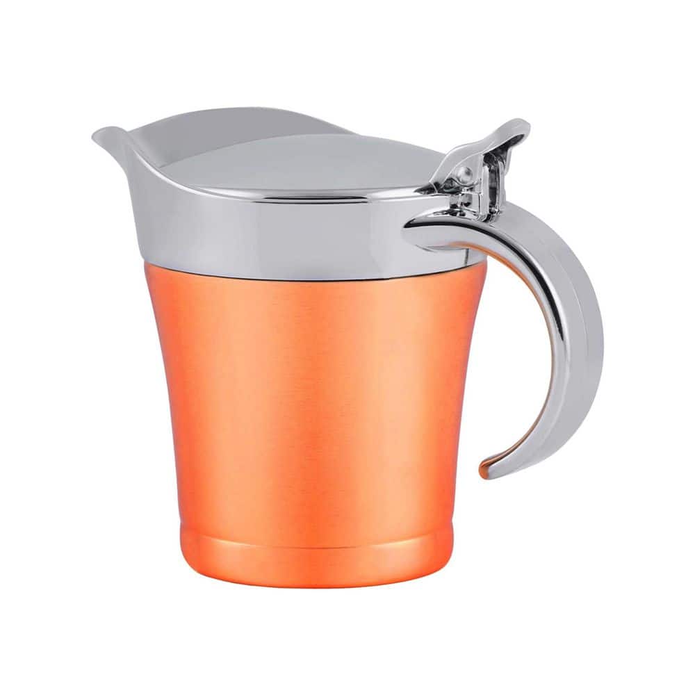 14 oz. Copper Stainless Steel Gravy Boat Condiment Server - Hercitys