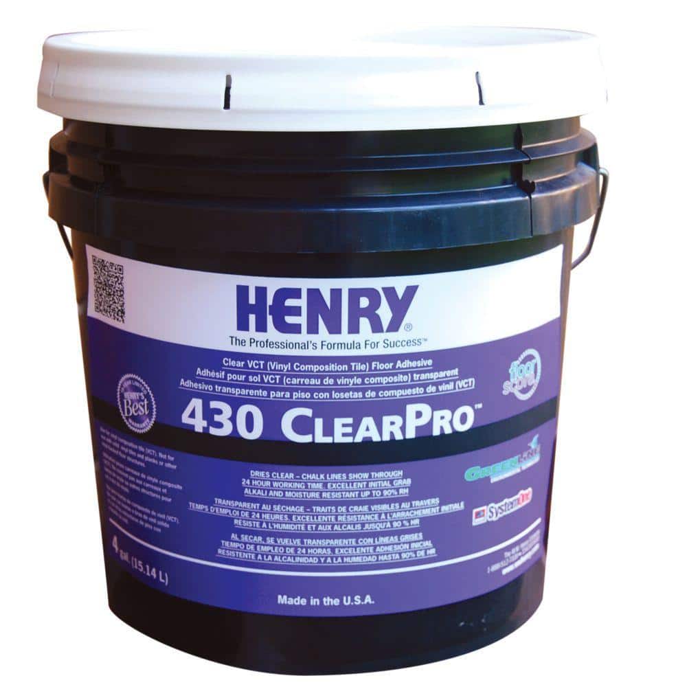 430 4 Gal. ClearPro VCT Adhesive - Hercitys