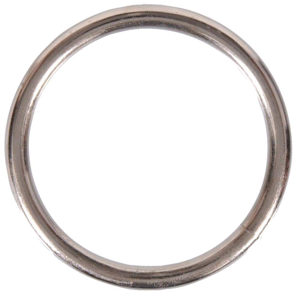 0.177 in. Wire x 1 in. Inside Diameter Nickel-Plated Welded Ring (25-Pack) - Hercitys