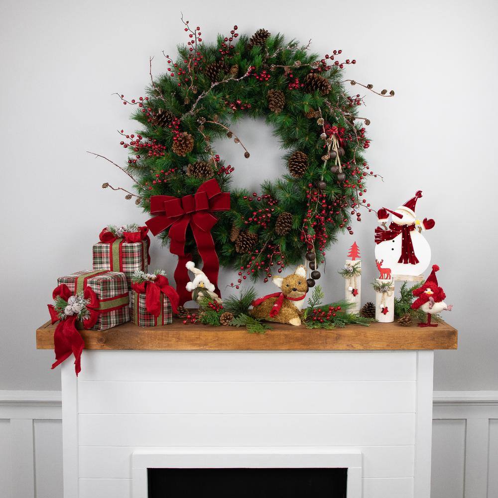 36 in. Unlit Royal Oregon Pine Artificial Christmas Wreath - Hercitys