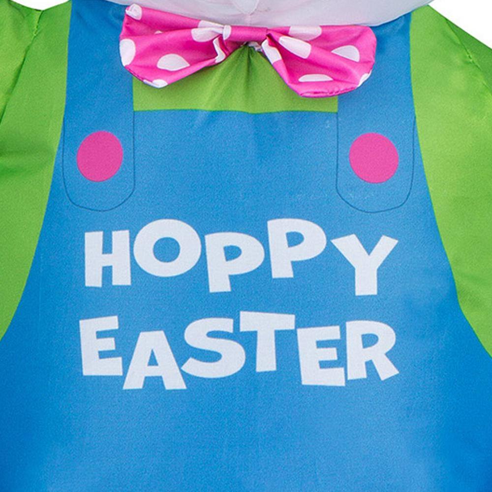 25 in. Inflatable Waving Easter Bunny - Hercitys